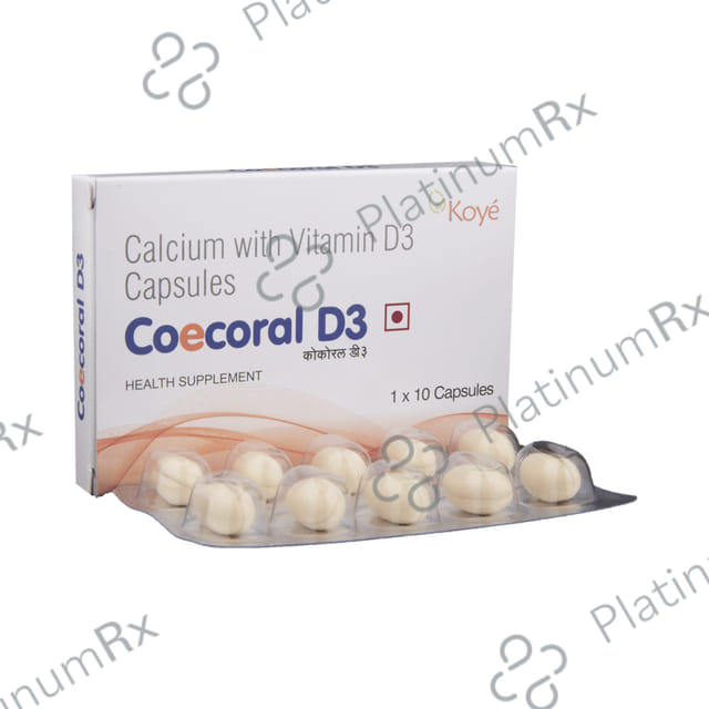 Coecoral D3 Capsule 10s