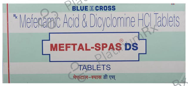 Meftal Spas DS 20/500mg Tablet 10s