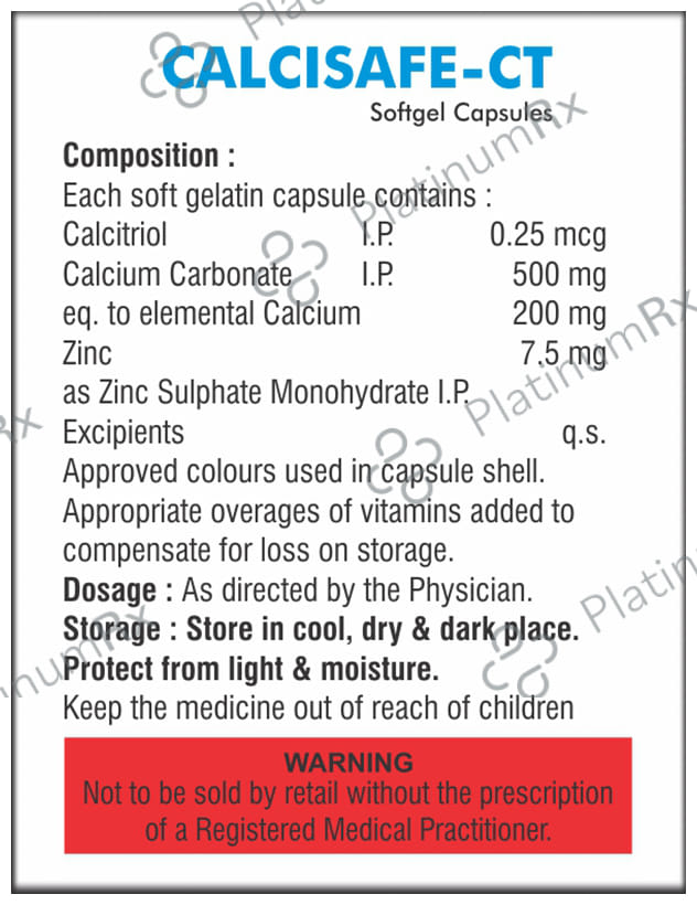 Calcisafe-CT Softgel Capsule