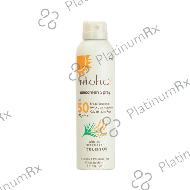 Moha Sunscreen SPF 50 PA+++ Spray 170gm
