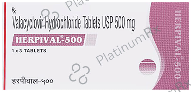 Herpival 500mg Tablet 3s