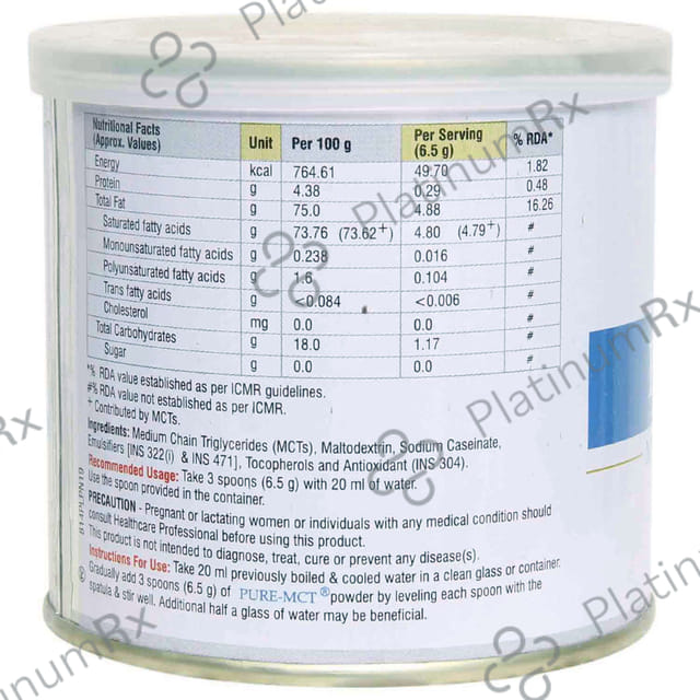 Pure Mct Powder 100gm