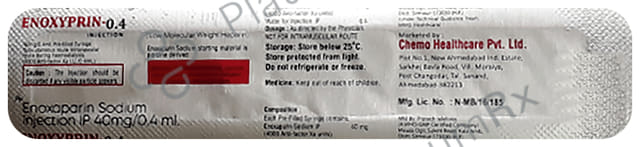 Enoxyprin 0.4 Injection 0.4ml