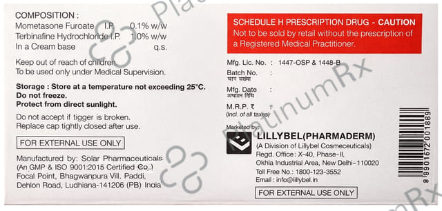 Mytas T 0.1/1%w/w Cream 30gm
