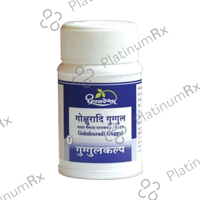 Dhootapapeshwar Gokshuradi Guggul 60 tablets
