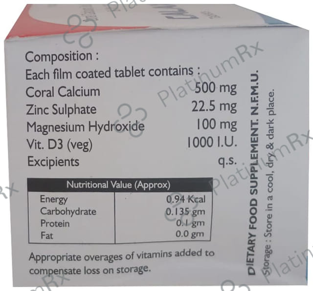 Calaxe D D3 500mg Tablet 10s