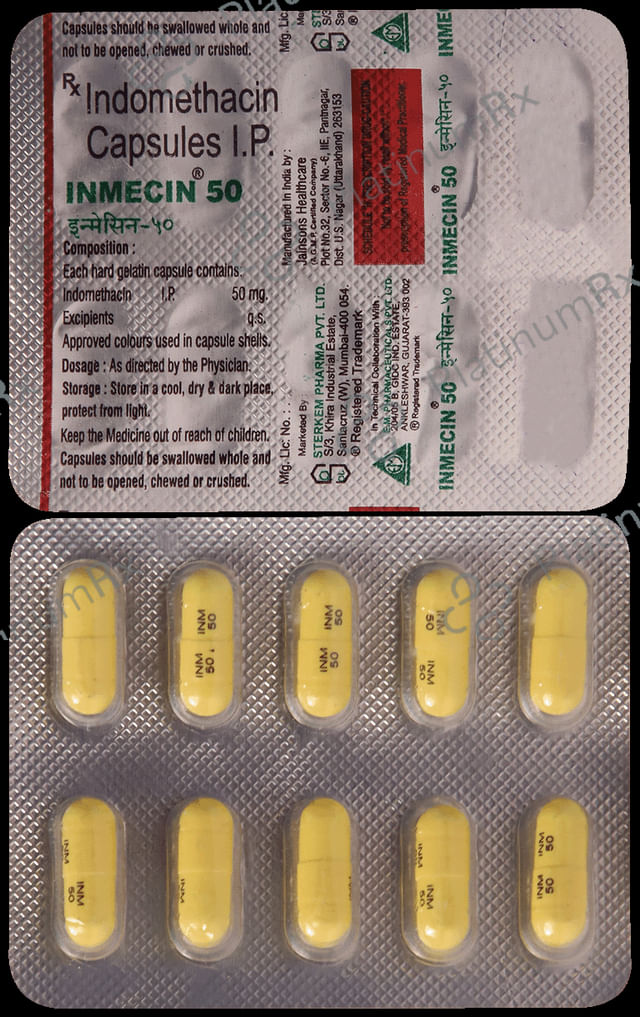 Inmecin 50mg Capsule 10s