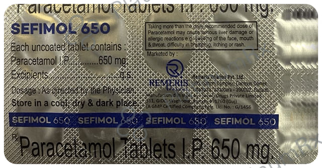 Sefimol 650 Tablet