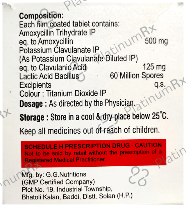 Azicilin-CV 625 Tablet