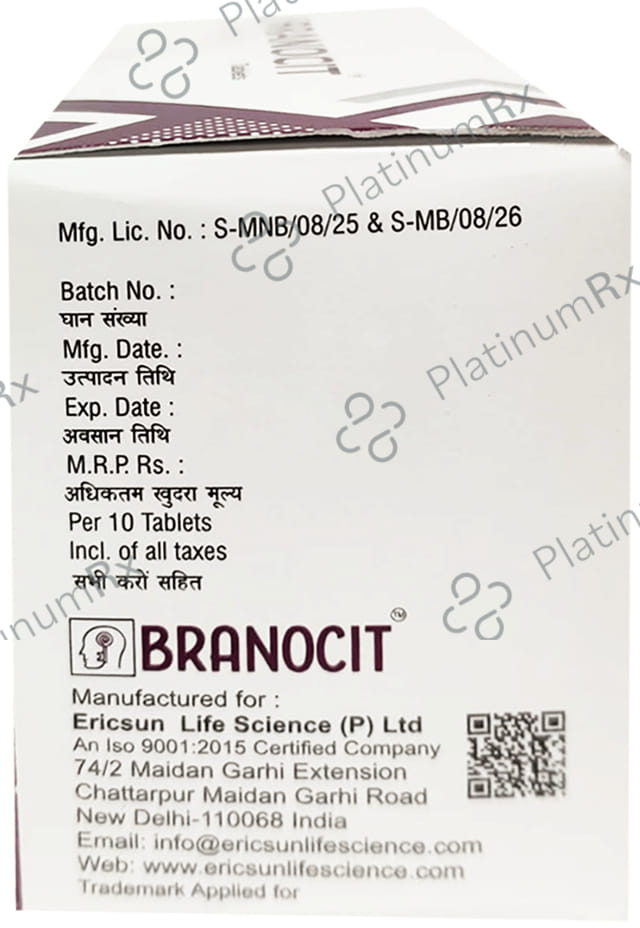 Branocit 500/800mg Tablet 10s