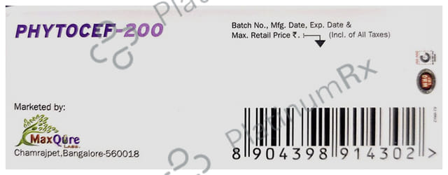 Phytocef 200 Tablet DT 10s