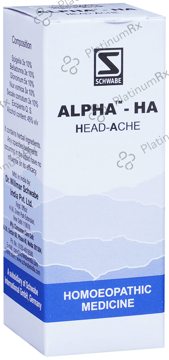 Dr Willmar Schwabe India Alpha - HA Drop