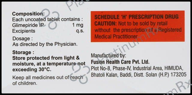 Glynamic 1mg Tablet 10s