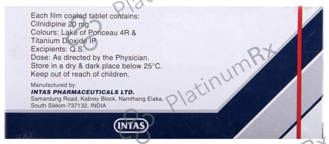 Cilny 20mg Tablet 10s