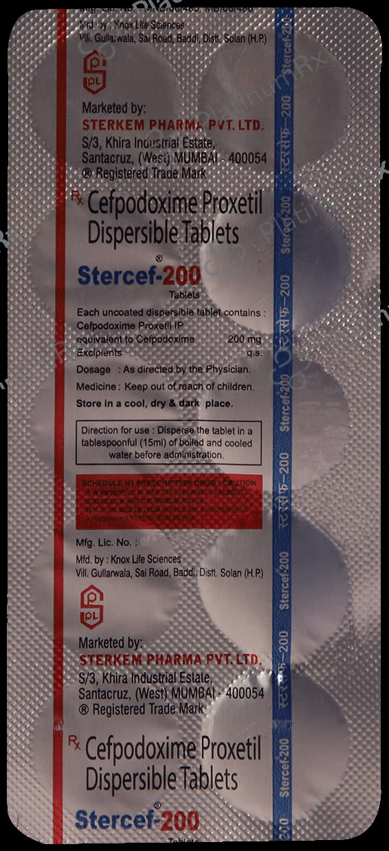 Stercef 200mg Tablet