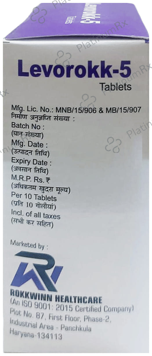 Levorokk 5mg Tablet 10s