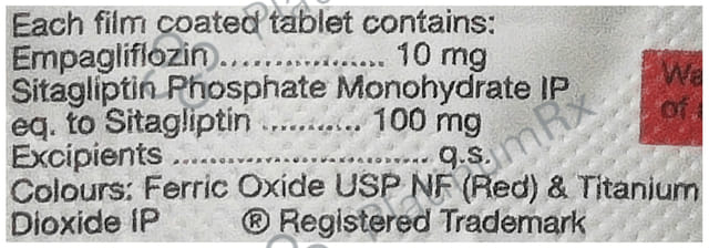 Empacip S 10/100mg Tablet 10s