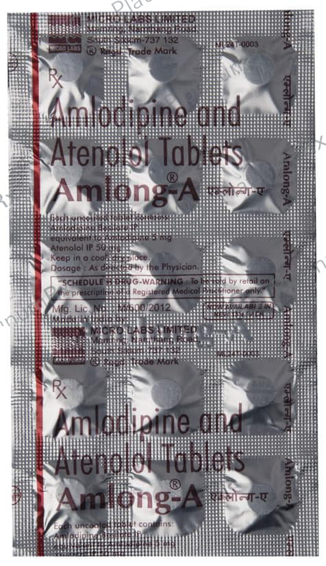 Amlong A 5/50mg Tablet 15s