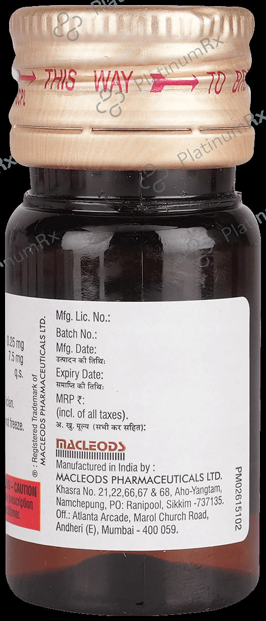 Macbery 7.5/0.25mg Oral Drop 15ml
