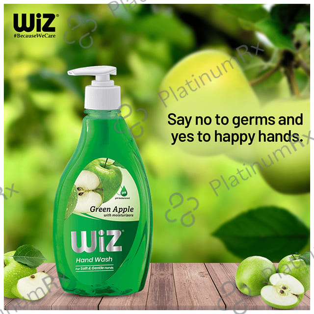 Wiz pH Balanced Hand Wash Refill Pack (5L Each) Green Apple