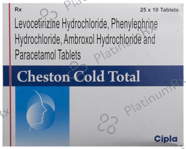 Cheston Cold Total 5/325mg Tablet 10s