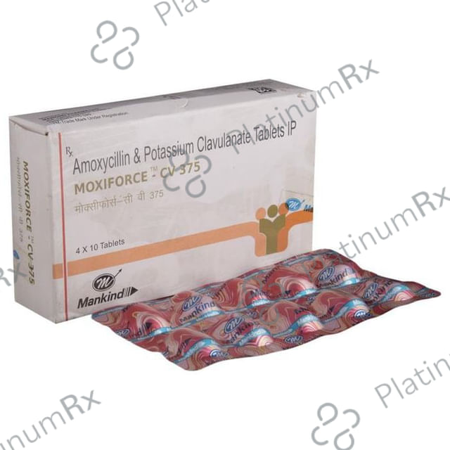 Moxiforce CV 375mg Tablet 10s