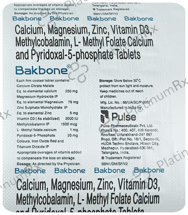 Bakbone Tablet 15s