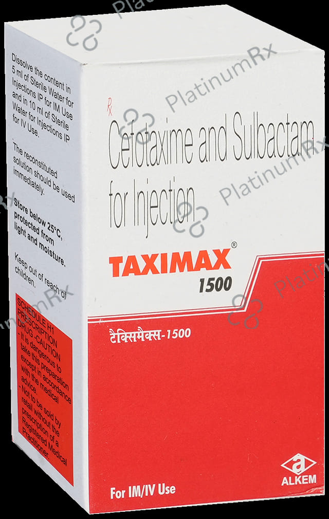 Taximax 1000/500mg Injection 1s