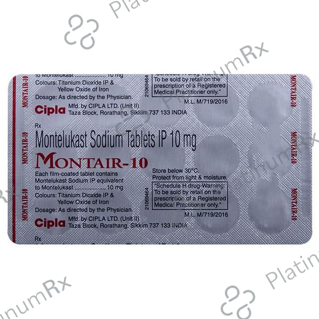 Montair 10mg Tablet 15s