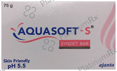 Aquasoft S Syndet Bar 75gm