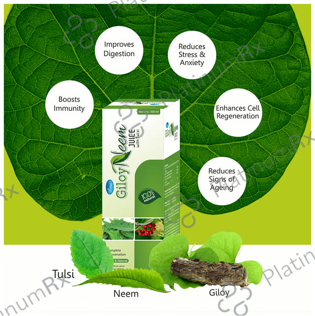 Leeford Giloy Neem Juice with Tulsi