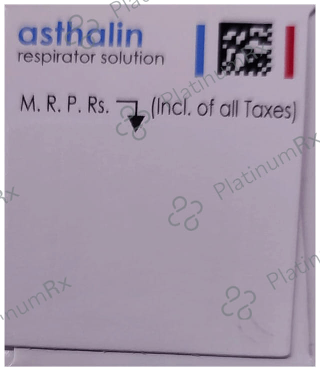 Asthalin 5mg Solution For Inhaler 15ml