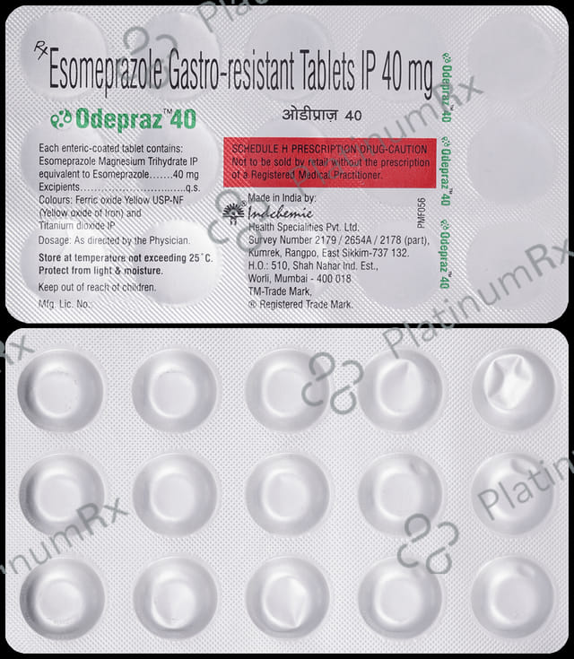 Odepraz 40mg Tablet 15s