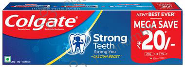 Colgate Strong Teeth Toothpaste Saver Pack
