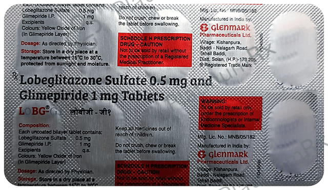 Lobg G 1/0.5mg Tablet 10s