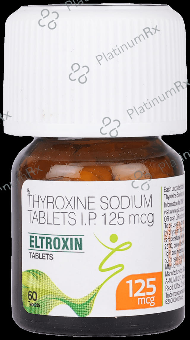 Eltroxin 125mcg Tablet 60s