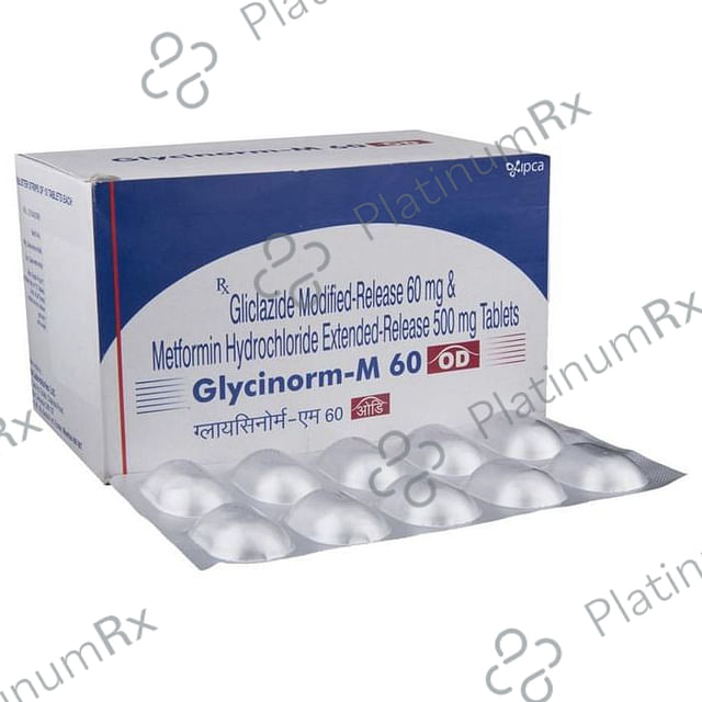 Glycinorm M 60/500mg OD Tablet 10s
