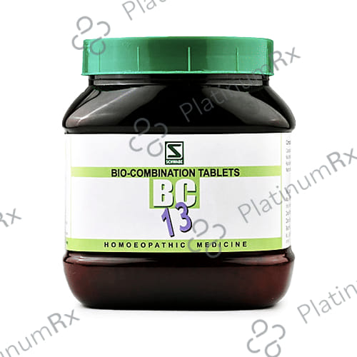 Dr Willmar Schwabe India Bio-Combination 13 (BC 13) Tablet 550 gm