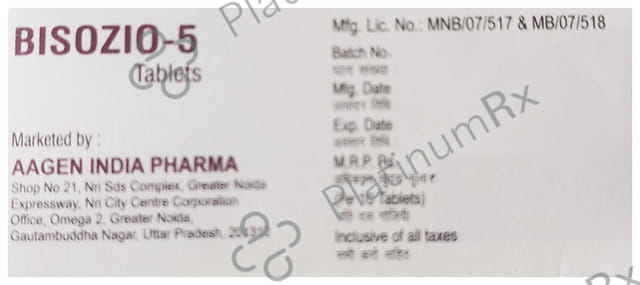 Bisozio 5mg Tablet 10s