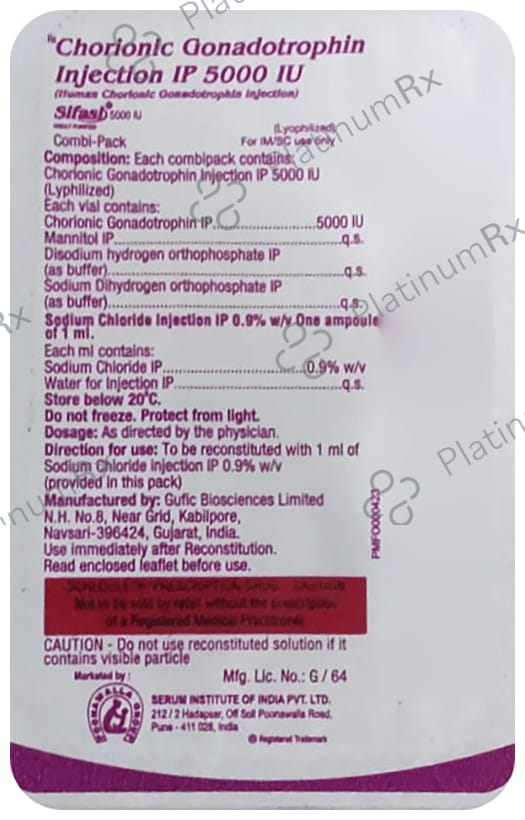 Sifasi 5000IU Injection 1ml