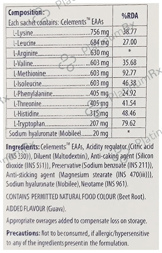 Post-TKR Sachet Sugar Free