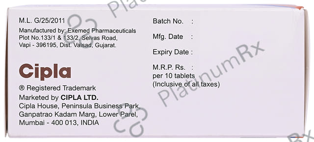 Linacip D 10mg/5mg Tablet