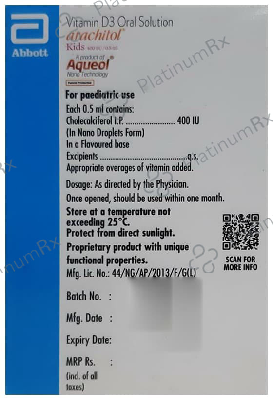 Arachitol Kids 400IU Paediatric Drop 15ml