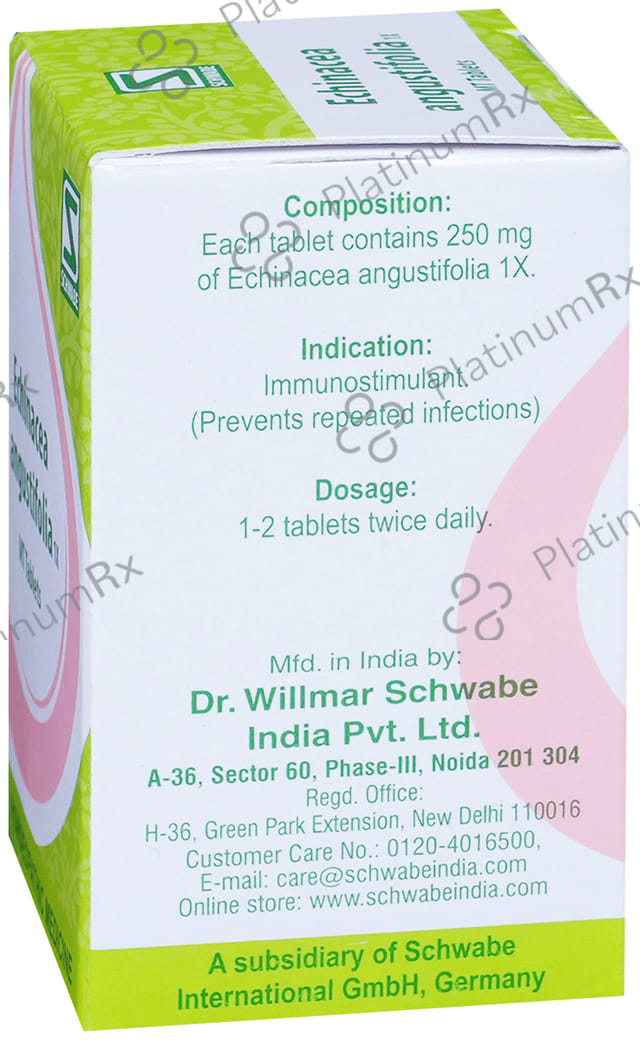 Dr Willmar Schwabe India Echinacea Angustifolia Tablet 1X
