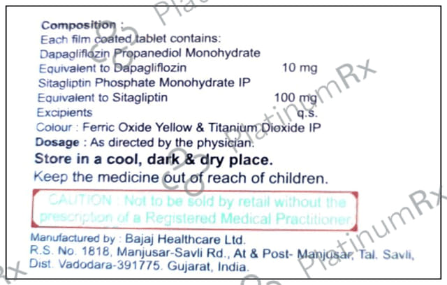 Tresita D 10/100mg Tablet 10s