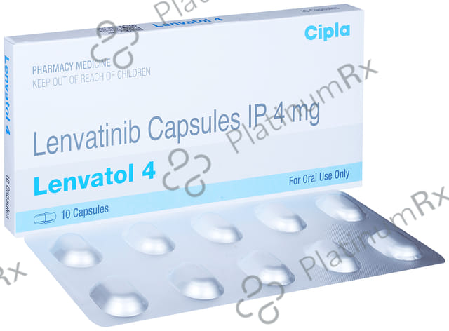 Lenvatol 4mg Capsule 10s
