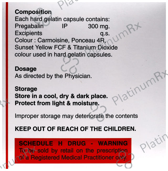 Pregareg 300mg Capsule 10s