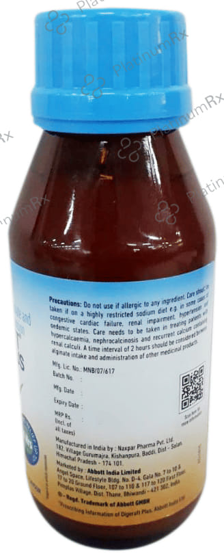 Digeraft Plus Mint Oral Suspension 200ml