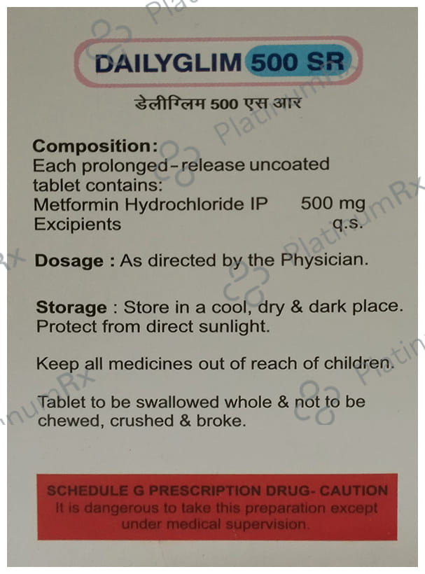Dailyglim 500 SR Tablet