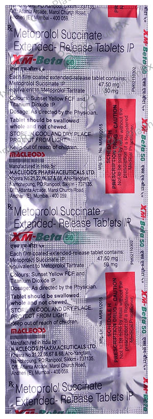 Xmbeta 50mg Tablet 10s